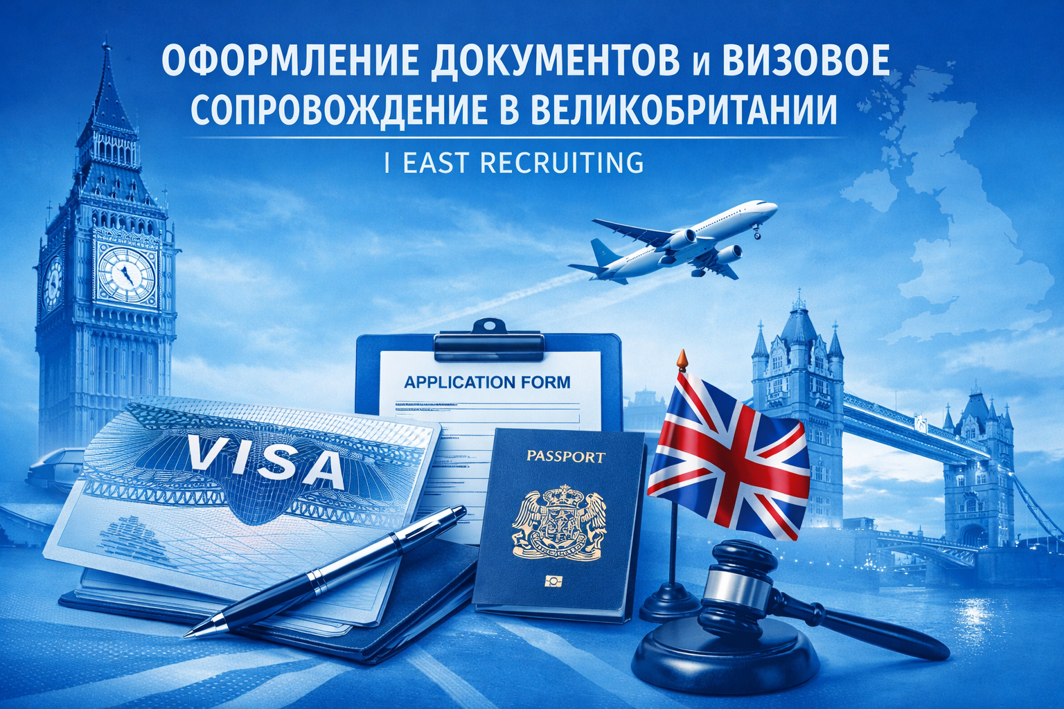 Оформление визы и документов для работы в Великобритании