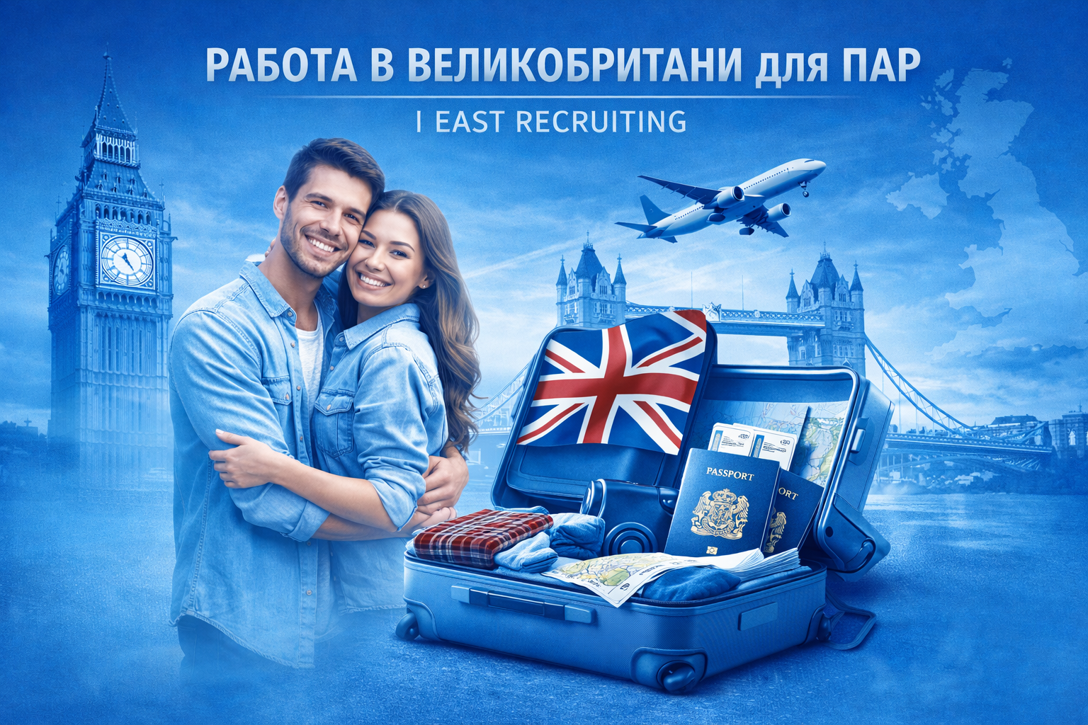 Работа и проживание для пар в Великобритании